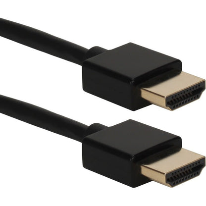 Qvs 6Ft High Speed Hdmi Ultrahd 4K With Ethernet Thin Flexible Cable