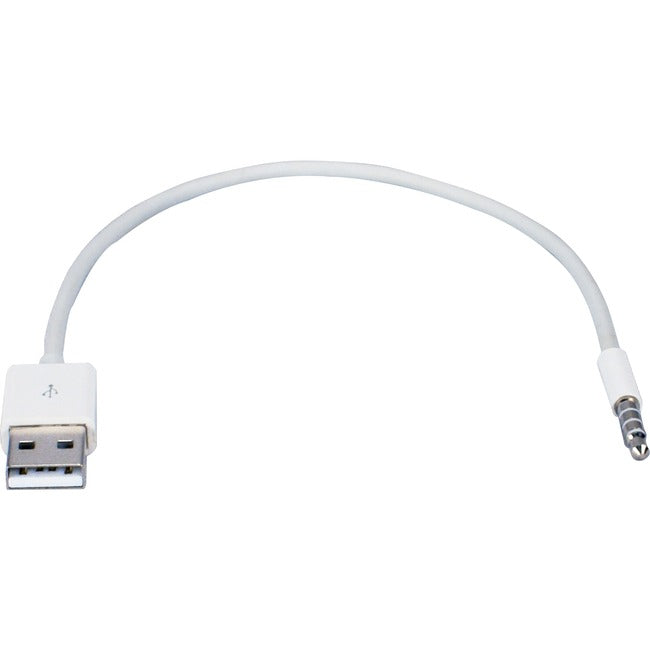 Qvs Usb Stereo Audio, Sync & Charger Cable For Ipod Shuffle