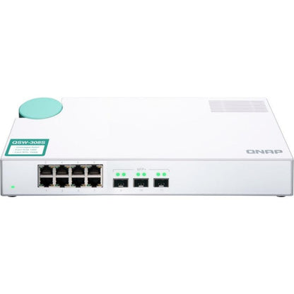 Qnap Qsw-308S Network Switch Unmanaged Gigabit Ethernet (10/100/1000) White