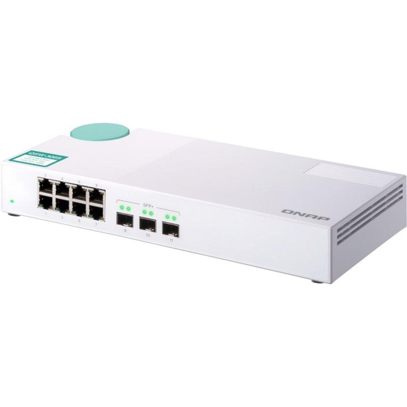 Qnap Qsw-308S Network Switch Unmanaged Gigabit Ethernet (10/100/1000) White