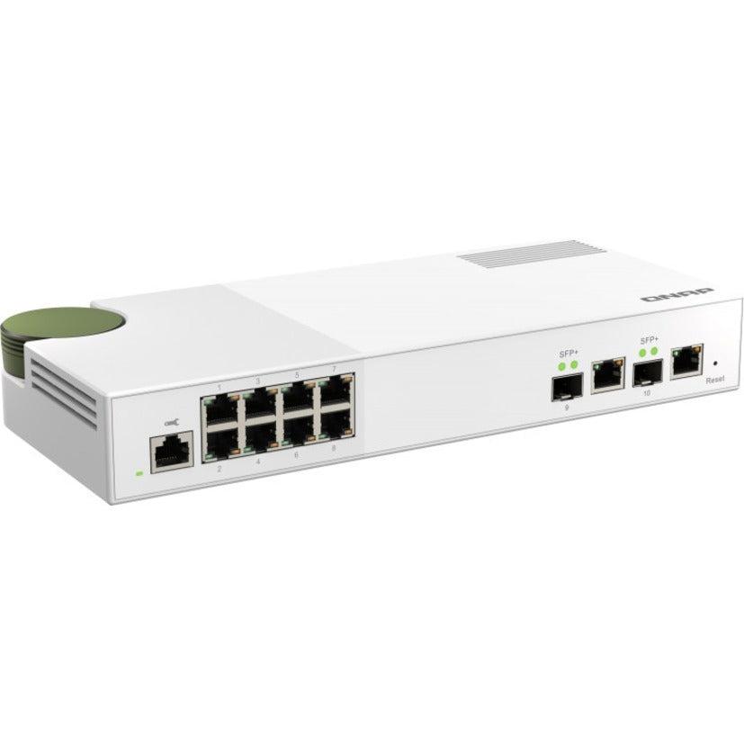 Qnap Qsw-M2108-2C Network Switch Managed L2 2.5G Ethernet Grey