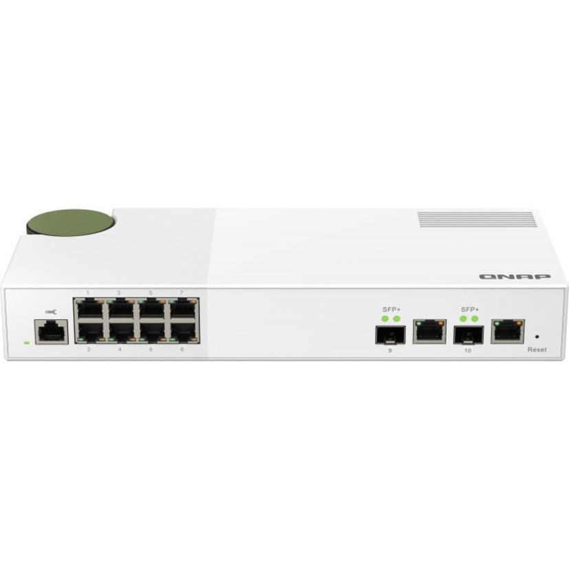 Qnap Qsw-M2108-2C Network Switch Managed L2 2.5G Ethernet Grey