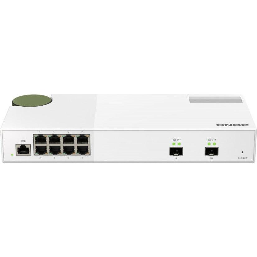 Qnap Qsw-M2108-2S Network Switch Managed 2.5G Ethernet (100/1000/2500) Grey