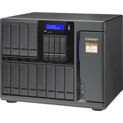 Qnap Ts-1635Ax Nas Tower Ethernet Lan Black