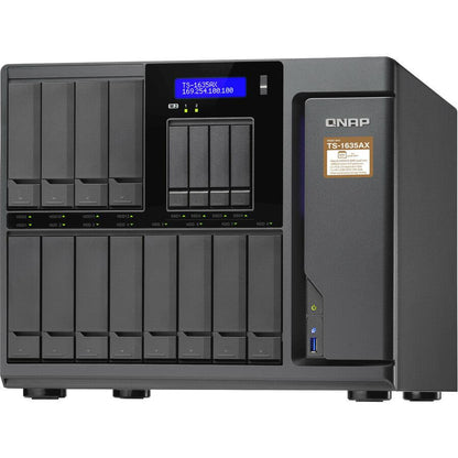 Qnap Ts-1635Ax Nas Tower Ethernet Lan Black