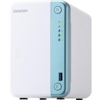 Qnap Ts-251D Nas Tower Ethernet Lan Blue, White J4005