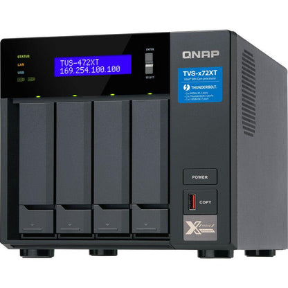 Qnap Tvs-472Xt Nas Tower Ethernet Lan Black G5400T