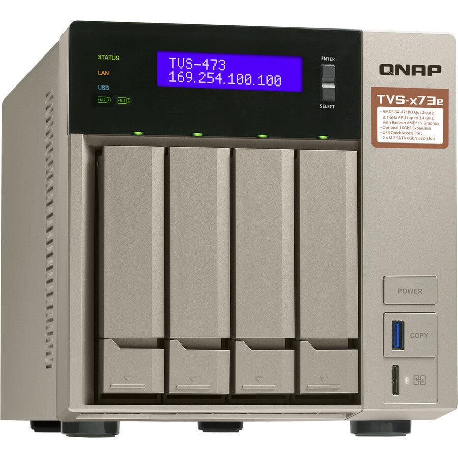 Qnap Tvs-473E Nas Tower Ethernet Lan Gold Rx-421Bd