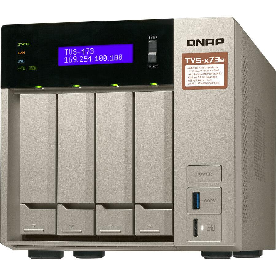 Qnap Tvs-473E Nas Tower Ethernet Lan Gold Rx-421Bd