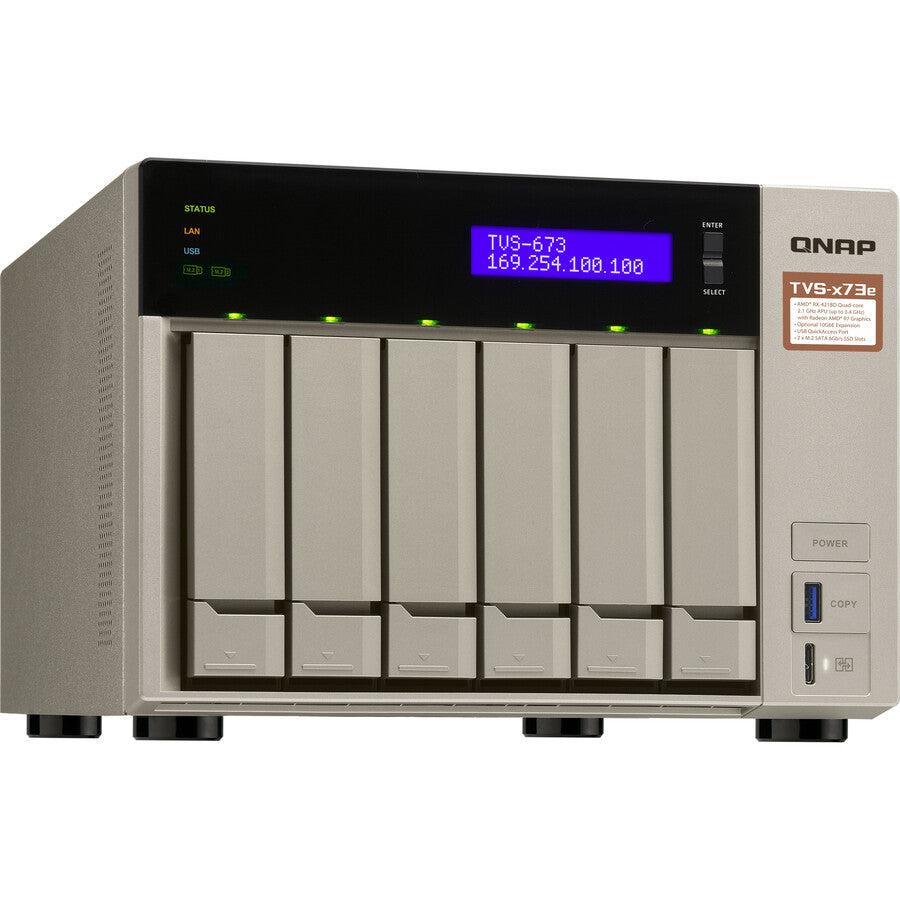 Qnap Tvs-673E Nas Tower Ethernet Lan Gold Rx-421Bd