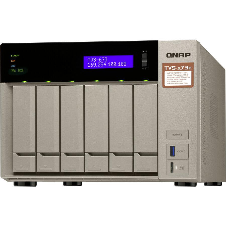 Qnap Tvs-673E Nas Tower Ethernet Lan Gold Rx-421Bd