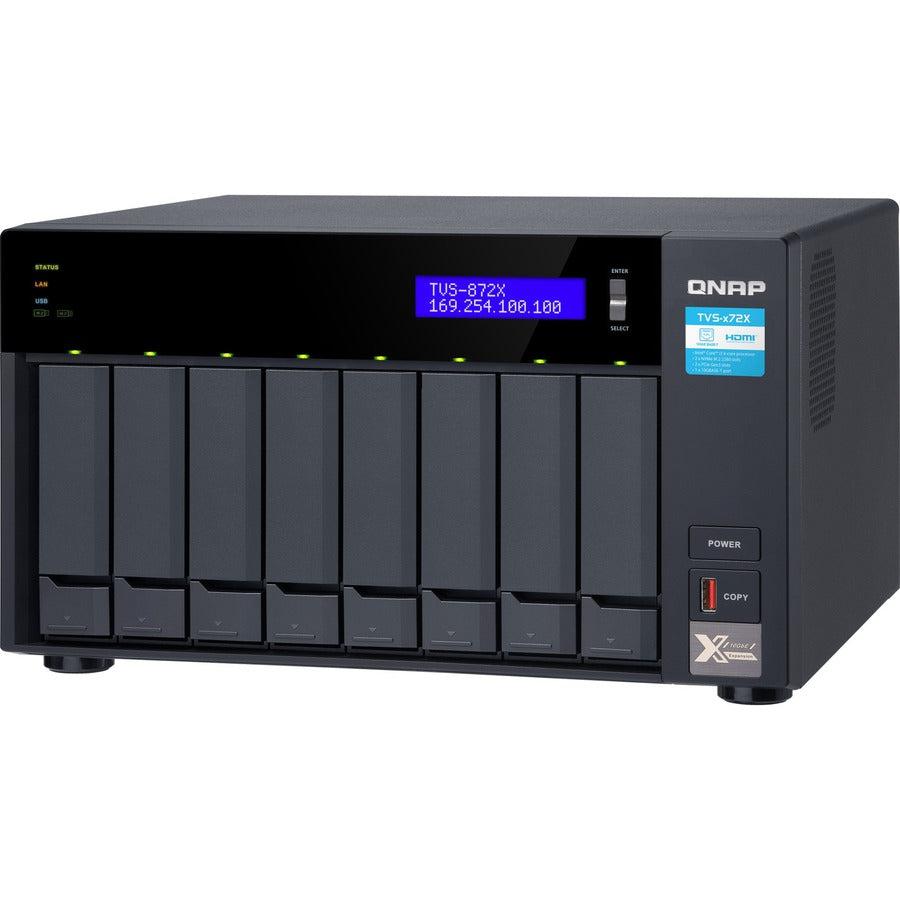 Qnap Tvs-872X Nas Tower Ethernet Lan Anthracite I5-8400T