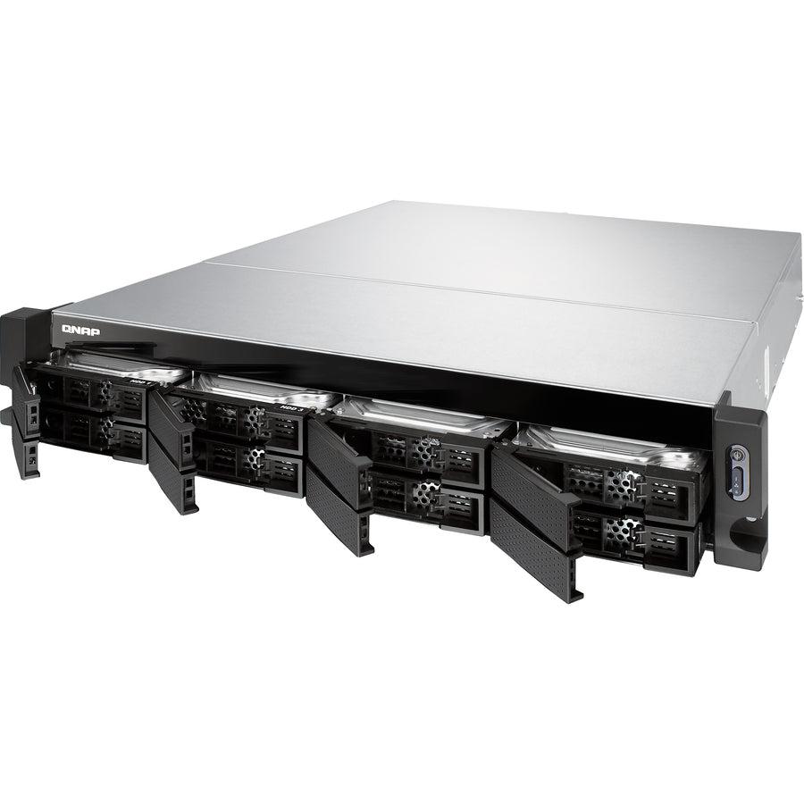 Qnap Tvs-872Xu Nas Rack (2U) Ethernet Lan Black I3-8100