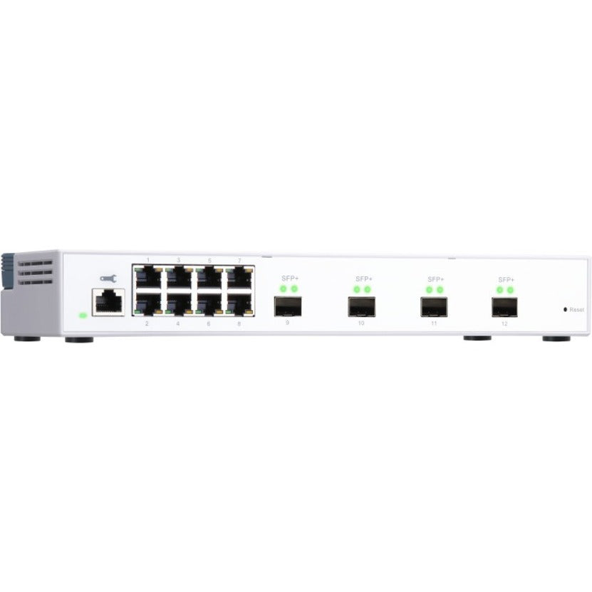 Qsw-M408S 12P Layer 2 Mngd Sw 8,1Gbe Port&4 10G Sfp+ Port Easy Mgmt