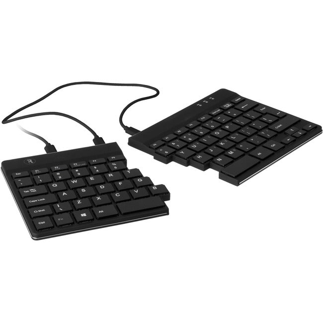 R-Go Tools Split Ergonomic,Wired Keyboard Qwerty Black