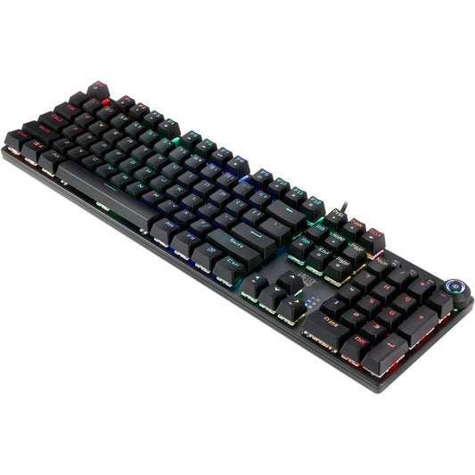 Rgb Programable Mech Gaming,Keyboard W/Detachable Mag Palmrest