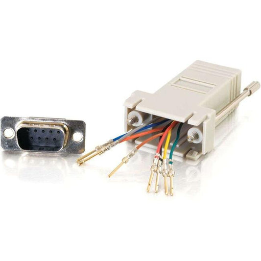 Rj45/Db9M Mod Adptr Grey,