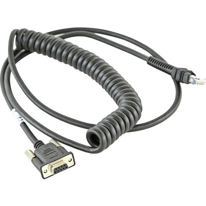 Rs232 Db9 Female Connector 9Ft,Coiled Pwr Pin 9