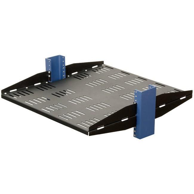 Rack Solutions 2U 2Post Heavy Duty Center Mount Vented Shelf 21In (D)