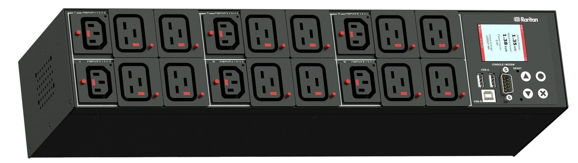Raritan Px3-1611R-E2 Power Distribution Unit (Pdu) 18 Ac Outlet(S) 2U Black