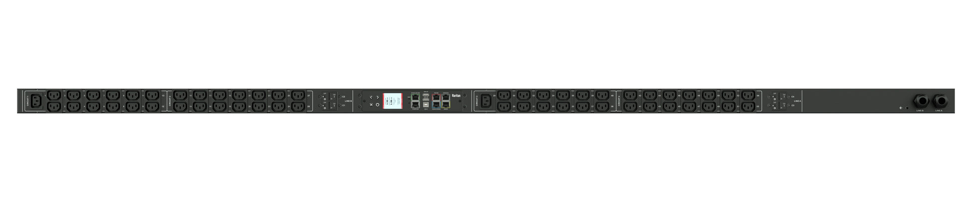 Raritan Px3-1698X2-P1 Power Distribution Unit (Pdu) 54 Ac Outlet(S) 0U Black