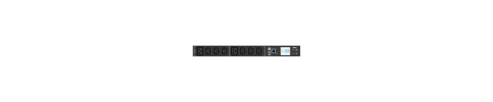 Raritan Px3-4201R Power Distribution Unit (Pdu) 8 Ac Outlet(S) 1U Black