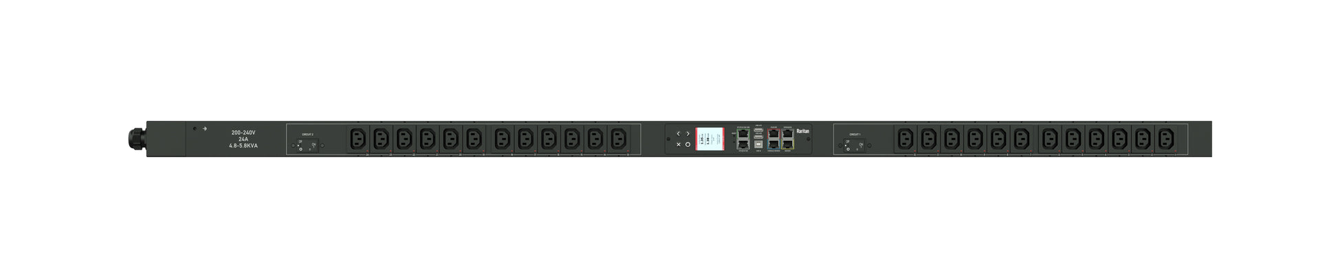 Raritan Px3-4496V Power Distribution Unit (Pdu) 24 Ac Outlet(S) 0U Black