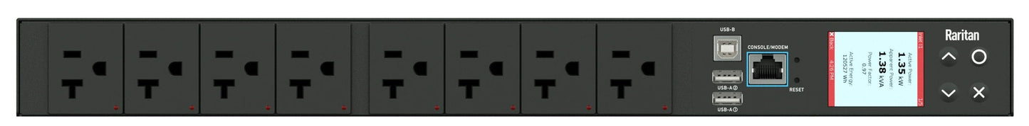 Raritan Px3-5147R Power Distribution Unit (Pdu) 8 Ac Outlet(S) 1U Black