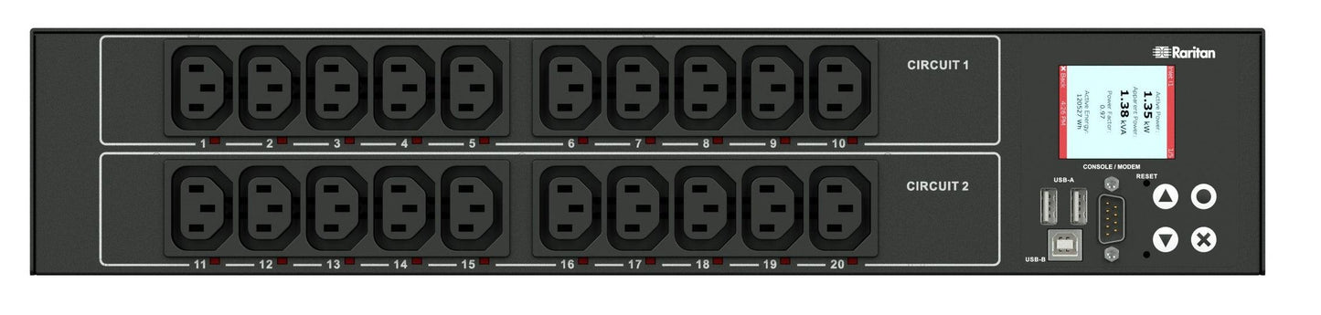 Raritan Px3-5460R-C5 Power Distribution Unit (Pdu) 20 Ac Outlet(S) 2U