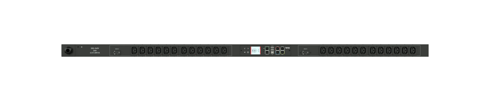 Raritan Px3-5496 Power Distribution Unit (Pdu) 24 Ac Outlet(S) 0U Black