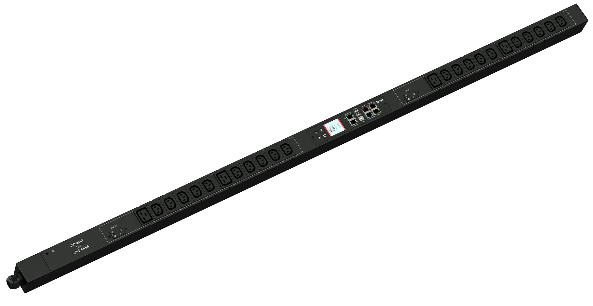 Raritan Px3-5497V-C5 Power Distribution Unit (Pdu) 24 Ac Outlet(S) 0U Black