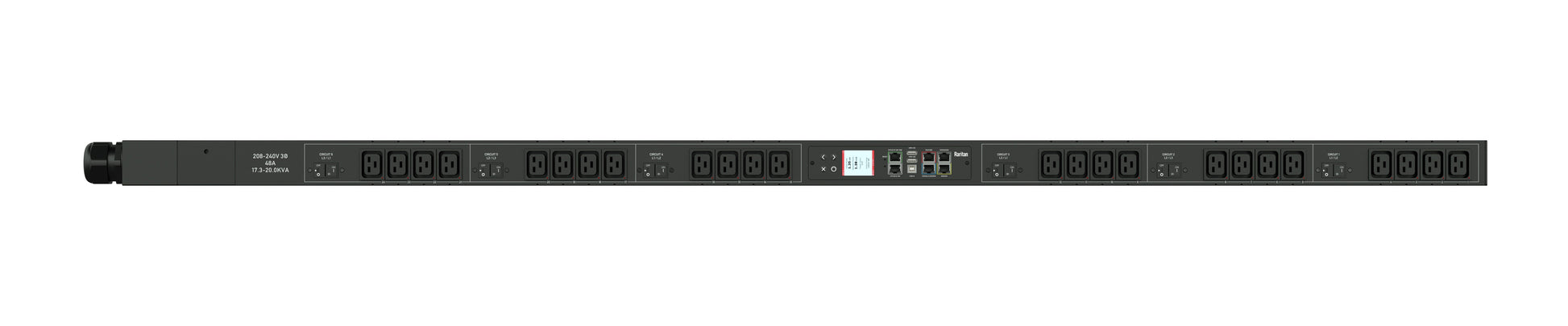 Raritan Px3-5695V-V2 Power Distribution Unit (Pdu) 24 Ac Outlet(S) 0U Black