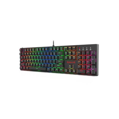 Redragon K582Rgb Surara Led Backlit Mechanical Gaming Keyboard W/ 104 Keys Tactile Blue Switches