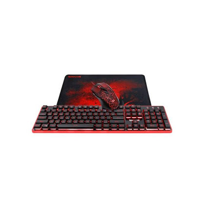 Redragon S107 Pc Gaming Keyboard And Mouse Combo W/ Large Mouse Pad