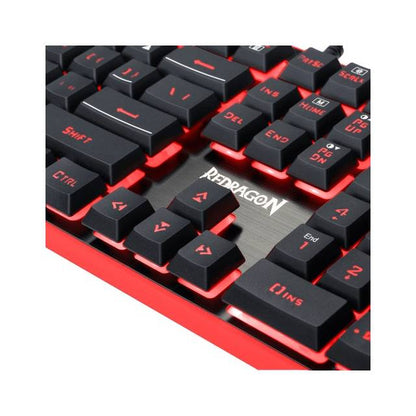 Redragon S107 Pc Gaming Keyboard And Mouse Combo W/ Large Mouse Pad