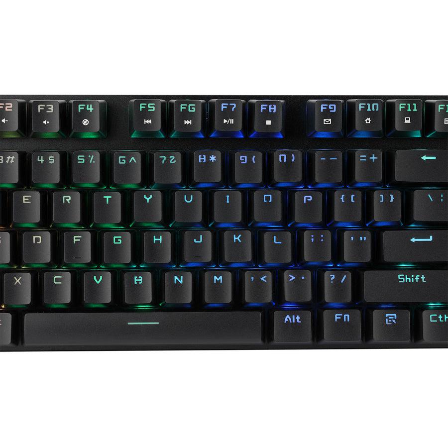 Rgb Programable Mech Gaming,Keyboard W/Detachable Mag Palmrest