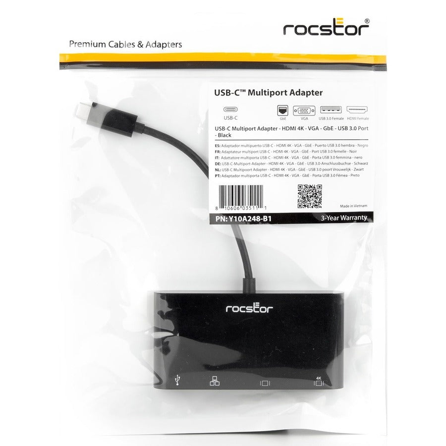 Rocstor Docking Station Y10A248-B1