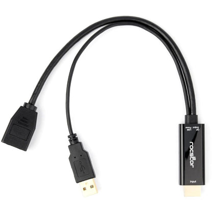 Rocstor Hdmi To Displayport 4K@30Hz Adapter M/F - Black