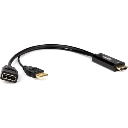 Rocstor Hdmi To Displayport 4K@30Hz Adapter M/F - Black