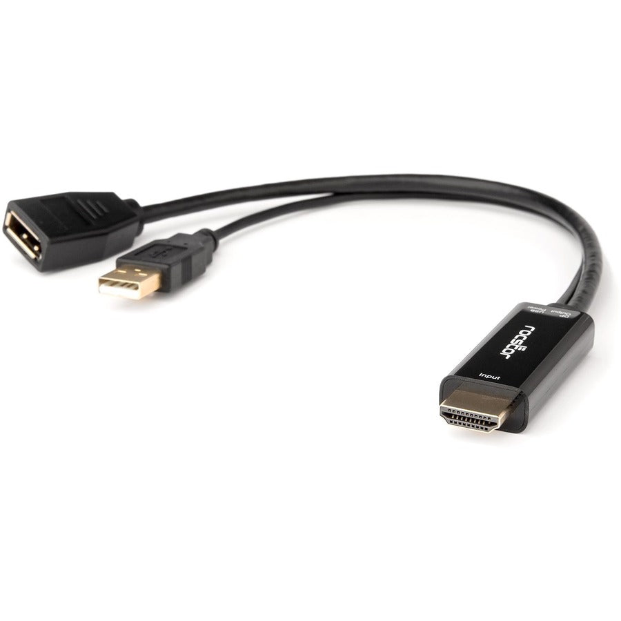 Rocstor Hdmi To Displayport 4K@30Hz Adapter M/F - Black