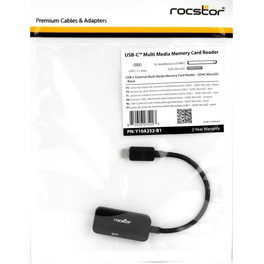 Rocstor Premium Usb-C Multi Media Memory Card Reader