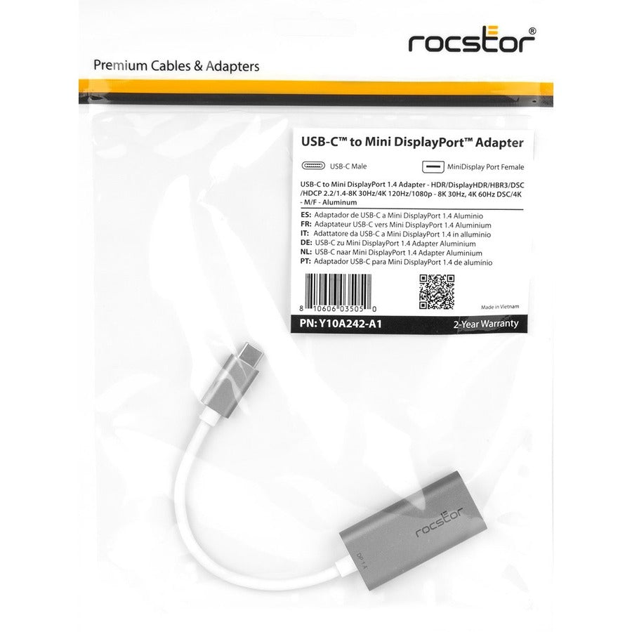 Rocstor Usb-C To Mini Displayport Adapter