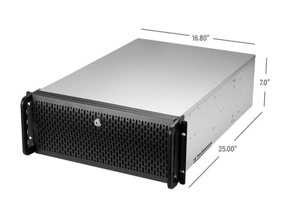 Rosewill 4U Rsv-L4000U Rackmount Server Chassis | Carries Up To 8 3.5" Hdd | Includes 5 X 120Mm Fans, 2 X 80Mm Fans