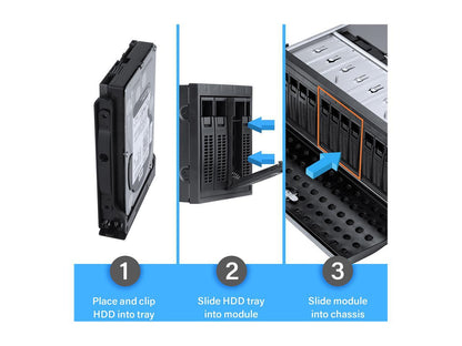 Rosewill Rsv-L4412U 4U Rackmount Server Chassis | Hot Swap Support