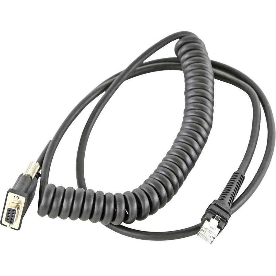 Rs232 Db9 Female Connector 9Ft,Coiled Pwr Pin 9