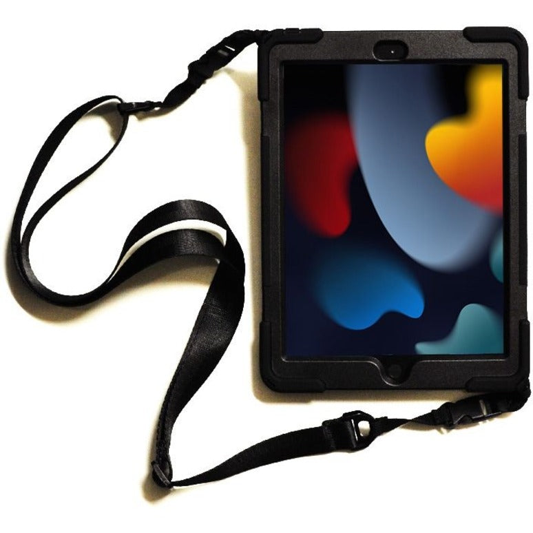 Rugged Case Ipad 10.2 Gen 7/8/9,Black Silicone Polycarbonate