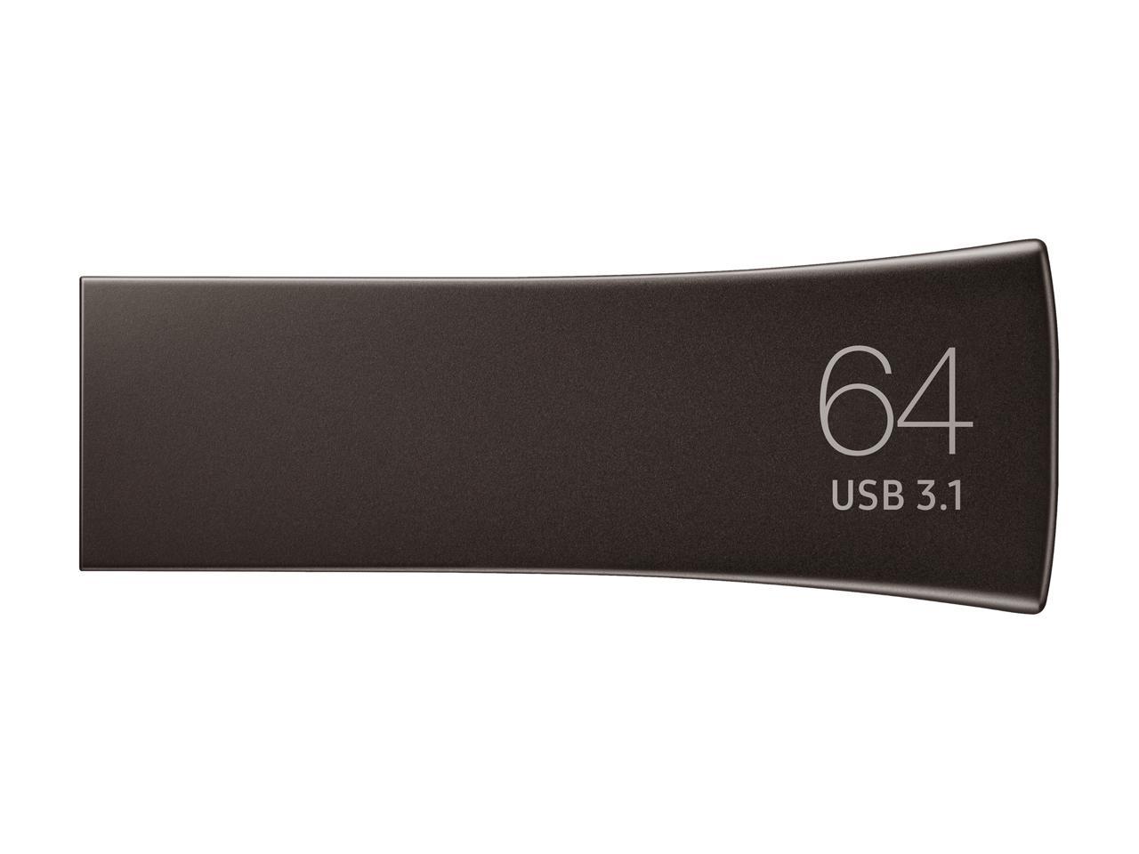 Samsung 32Gb Bar Plus (Metal) Usb 3.1 Flash Drive, Speed Up To 200Mb/S (Muf-32Be3/Am)