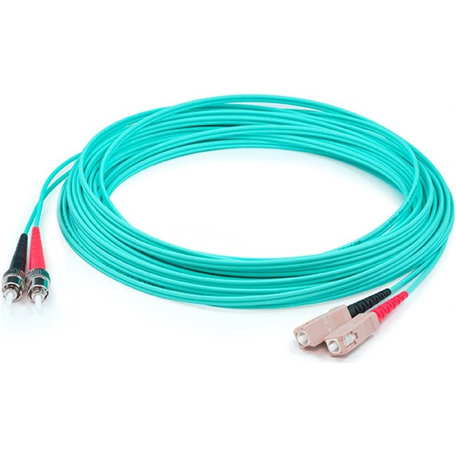 Sc/St M/M Patch Cbl,1M Aqua Om4 Lszh Fiber