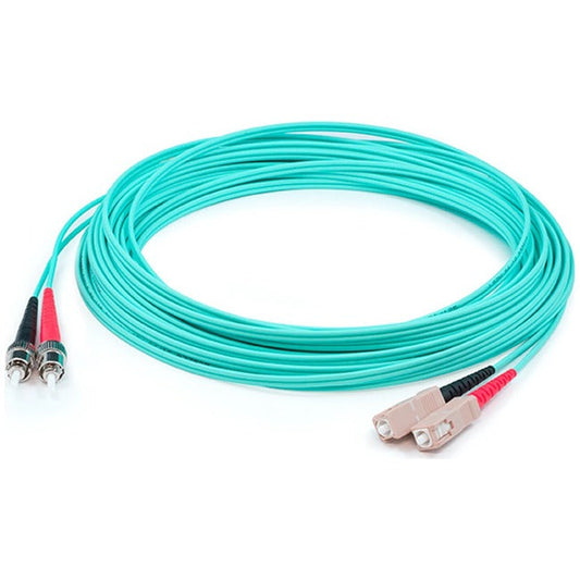 Sc/St M/M Patch Cbl,21M Aqua Om4 Lszh Fiber