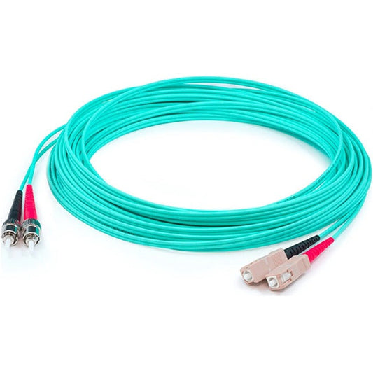 Sc/St M/M Patch Cbl,75M Aqua Om4 Lszh Fiber